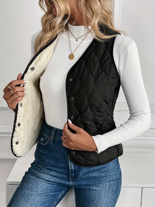 Alexia - Gilet doublé pour l’hiver