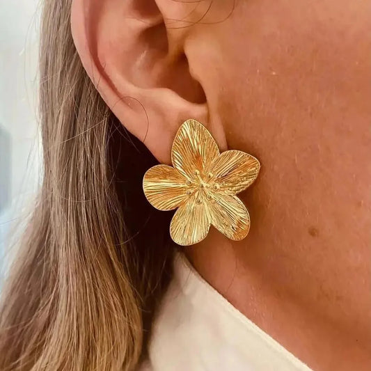 Sabine Boucles d’oreilles vintage en forme de fleur