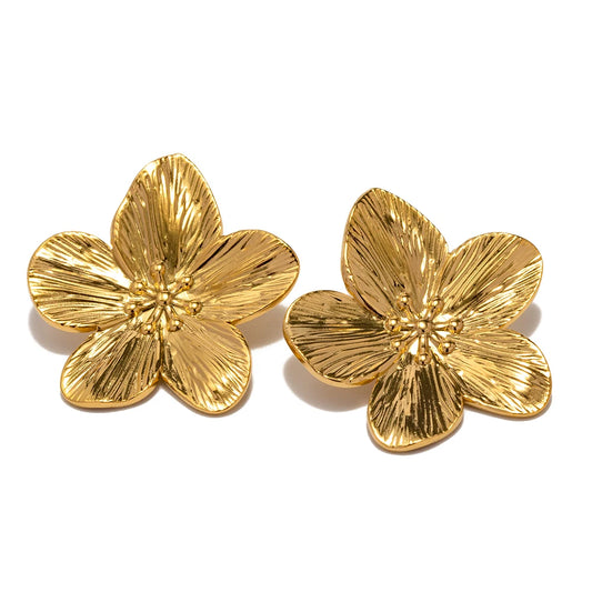 Sabine Boucles d’oreilles vintage en forme de fleur