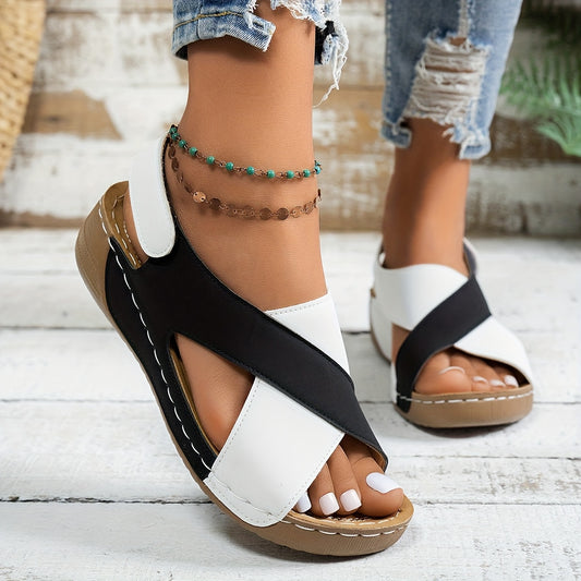 Diana - Sandales compensées à plateforme
