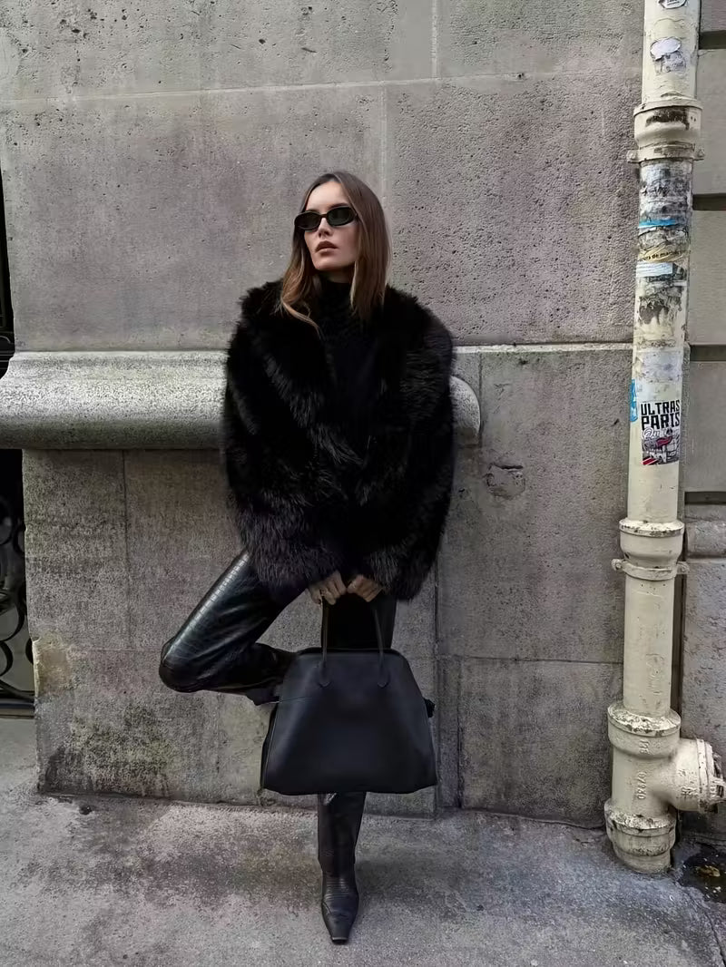 Estelle | Manteau Fourrure Douce