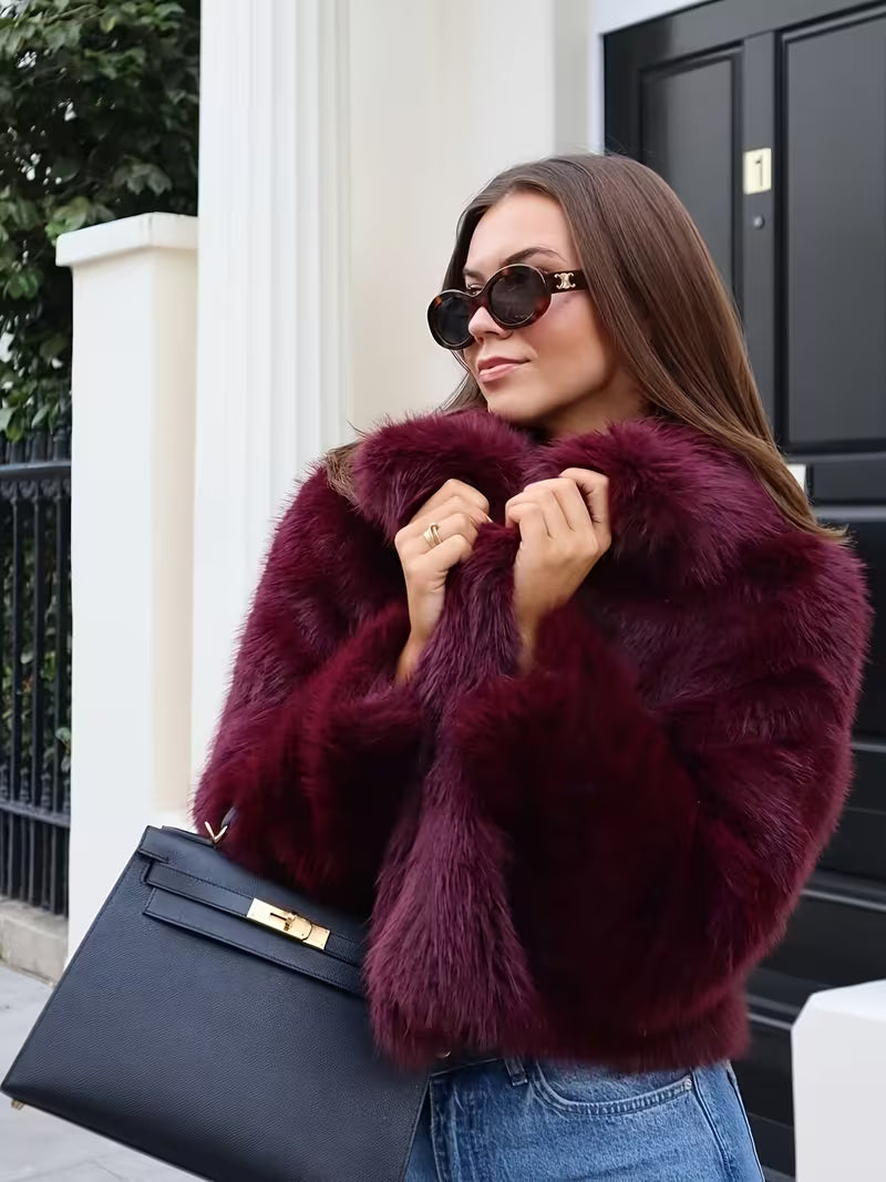 Estelle | Manteau Fourrure Douce