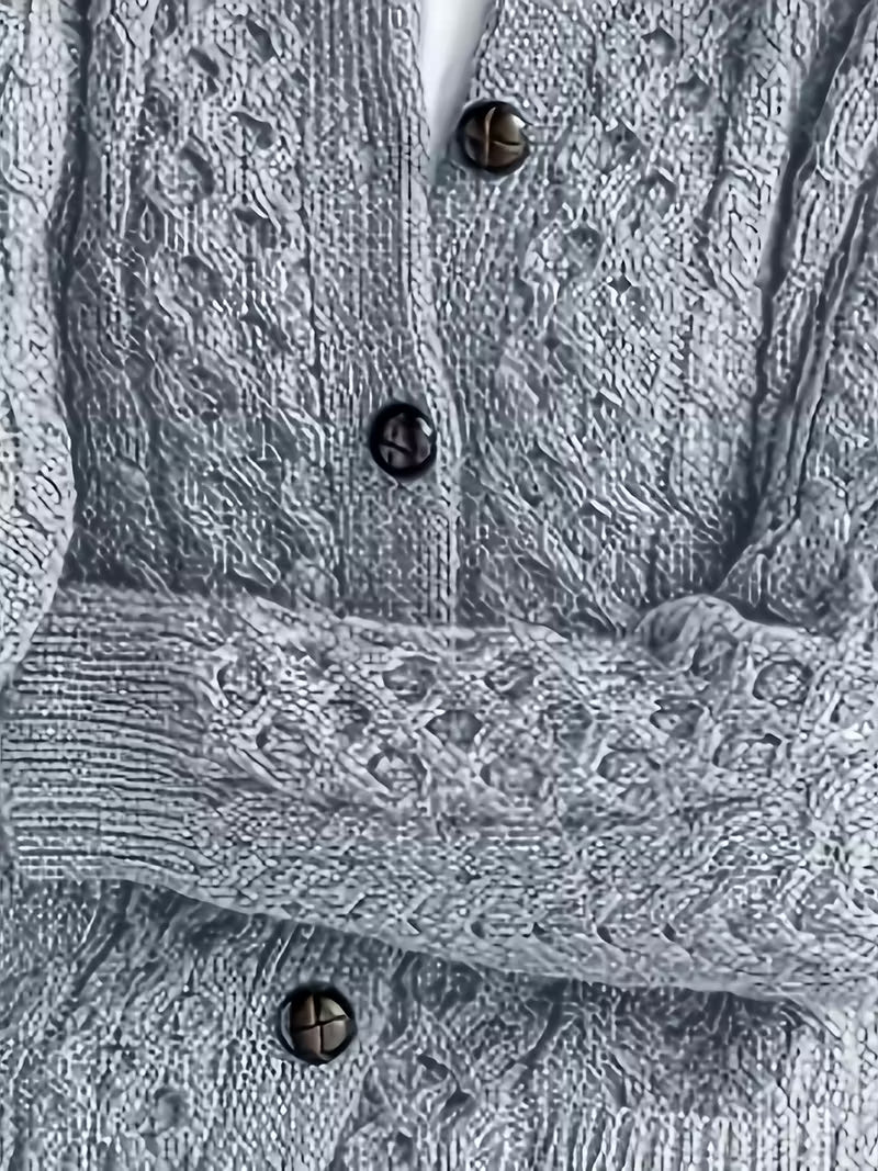 Thérèse | Cardigan en maille tressée