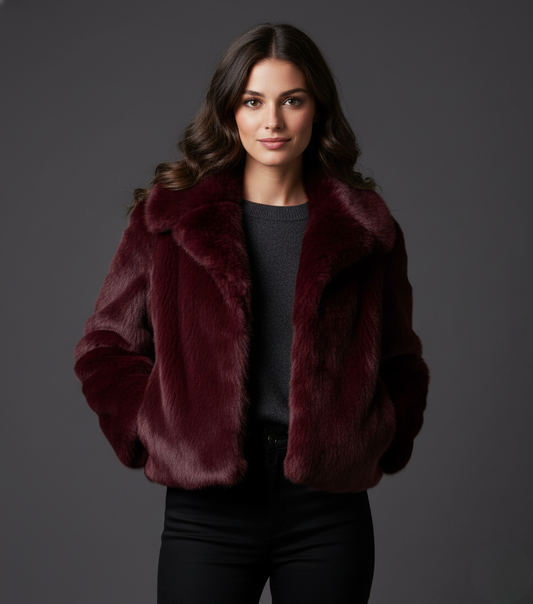 Estelle | Manteau Fourrure Douce