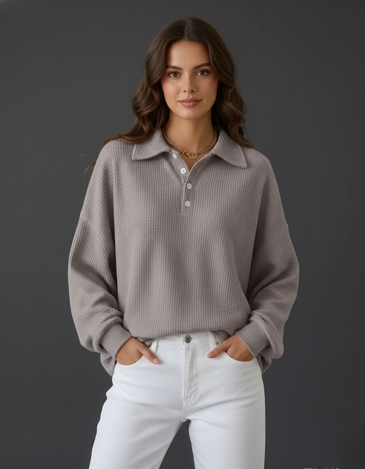 Anne | Sweat décontracté avec col