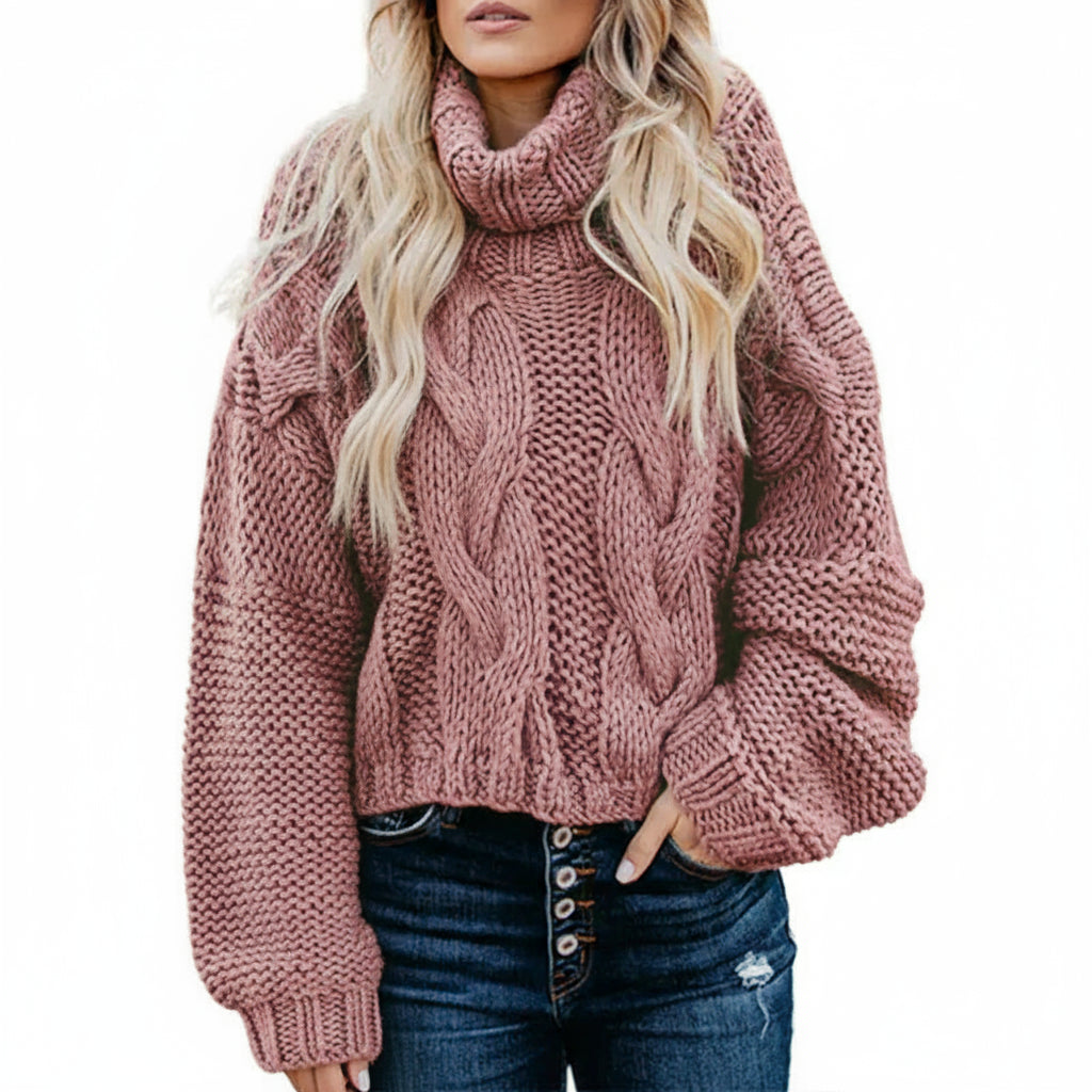 Olivia | Pull torsadé oversize