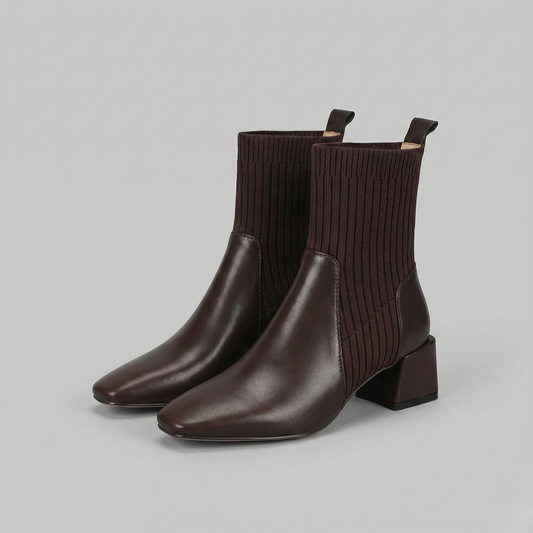 Noémie | Bottines marron