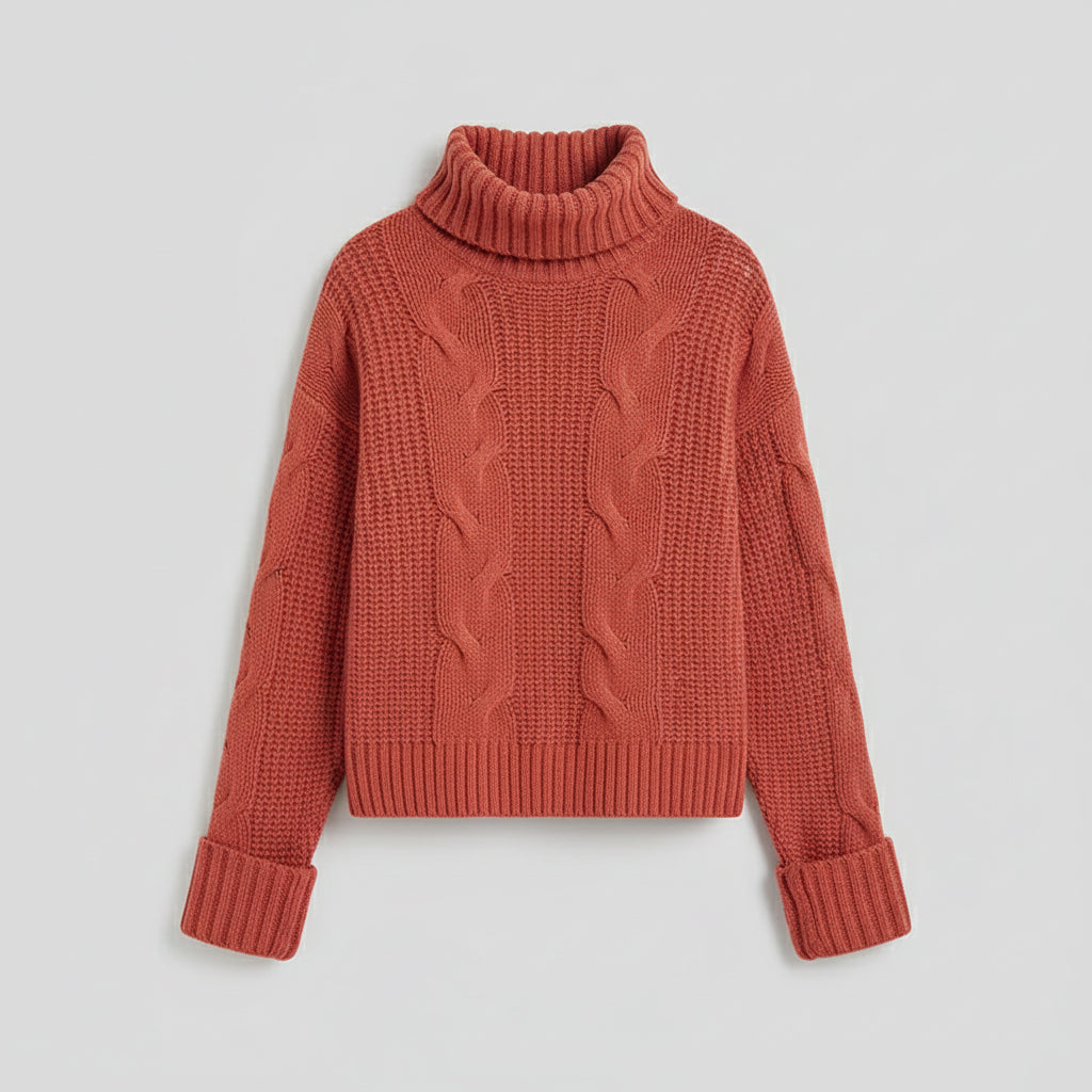 Olivia | Pull torsadé oversize