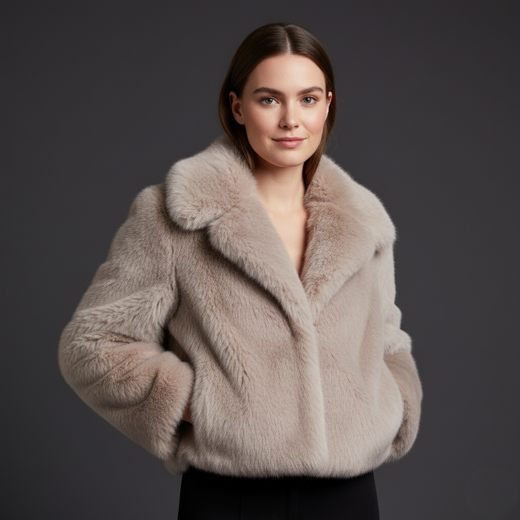 Estelle | Manteau Fourrure Douce