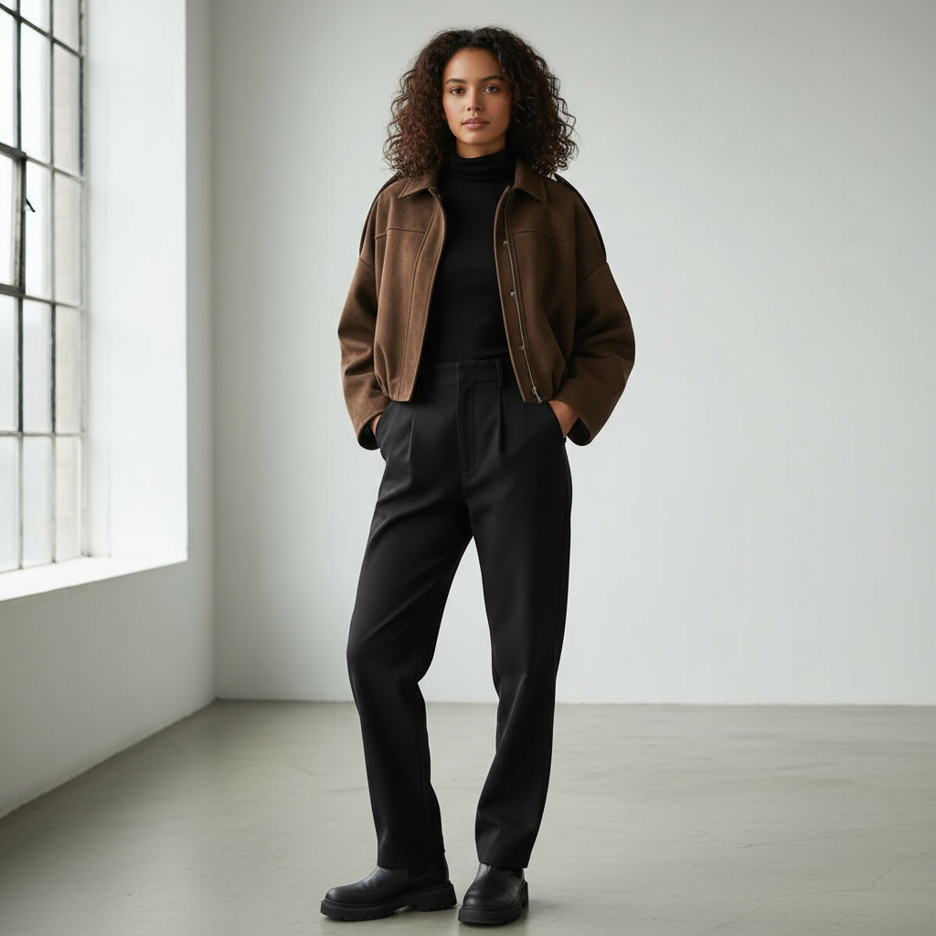 Solène | Blouson suédine