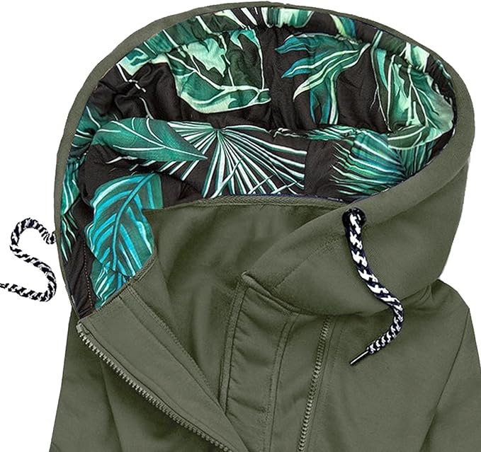 Aurore | Veste à capuche tropicale