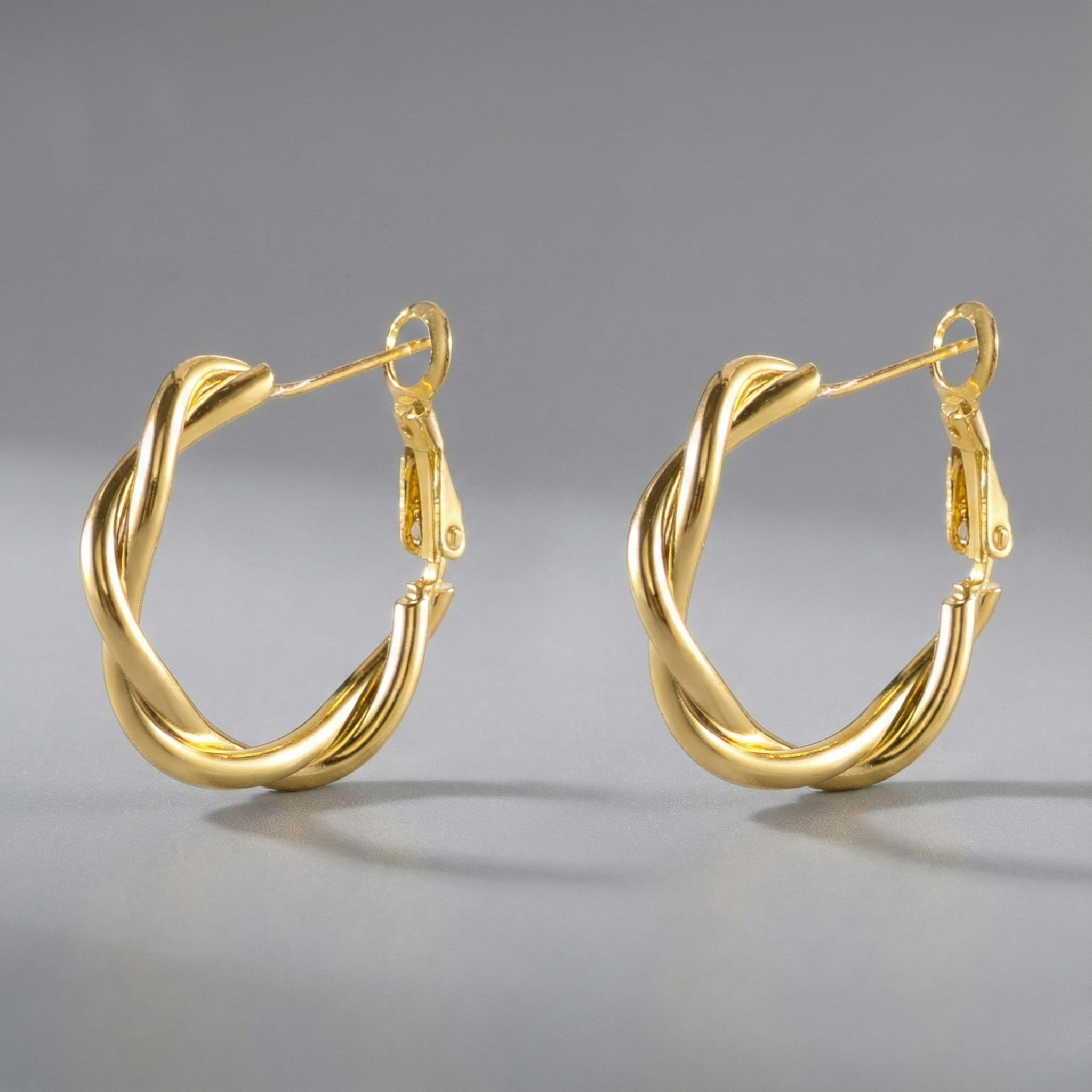 Lysiane | Boucles dorées twist