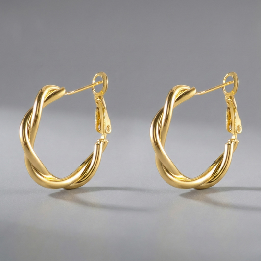 Lysiane | Boucles dorées twist