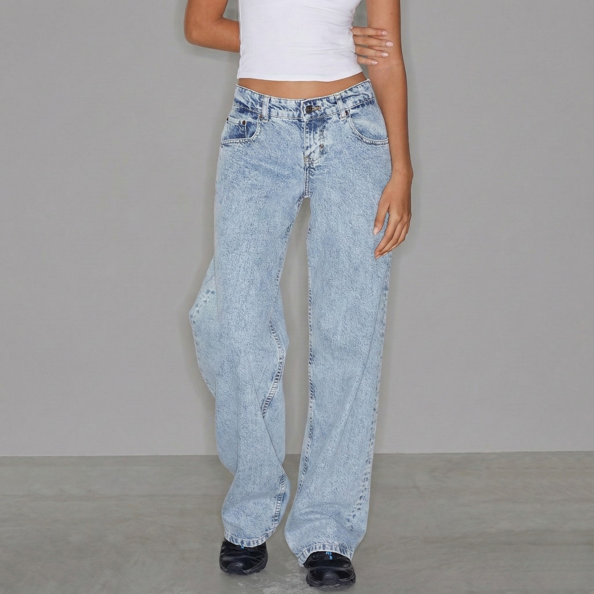 Ruth | Jean Wide-Leg Taille Basse