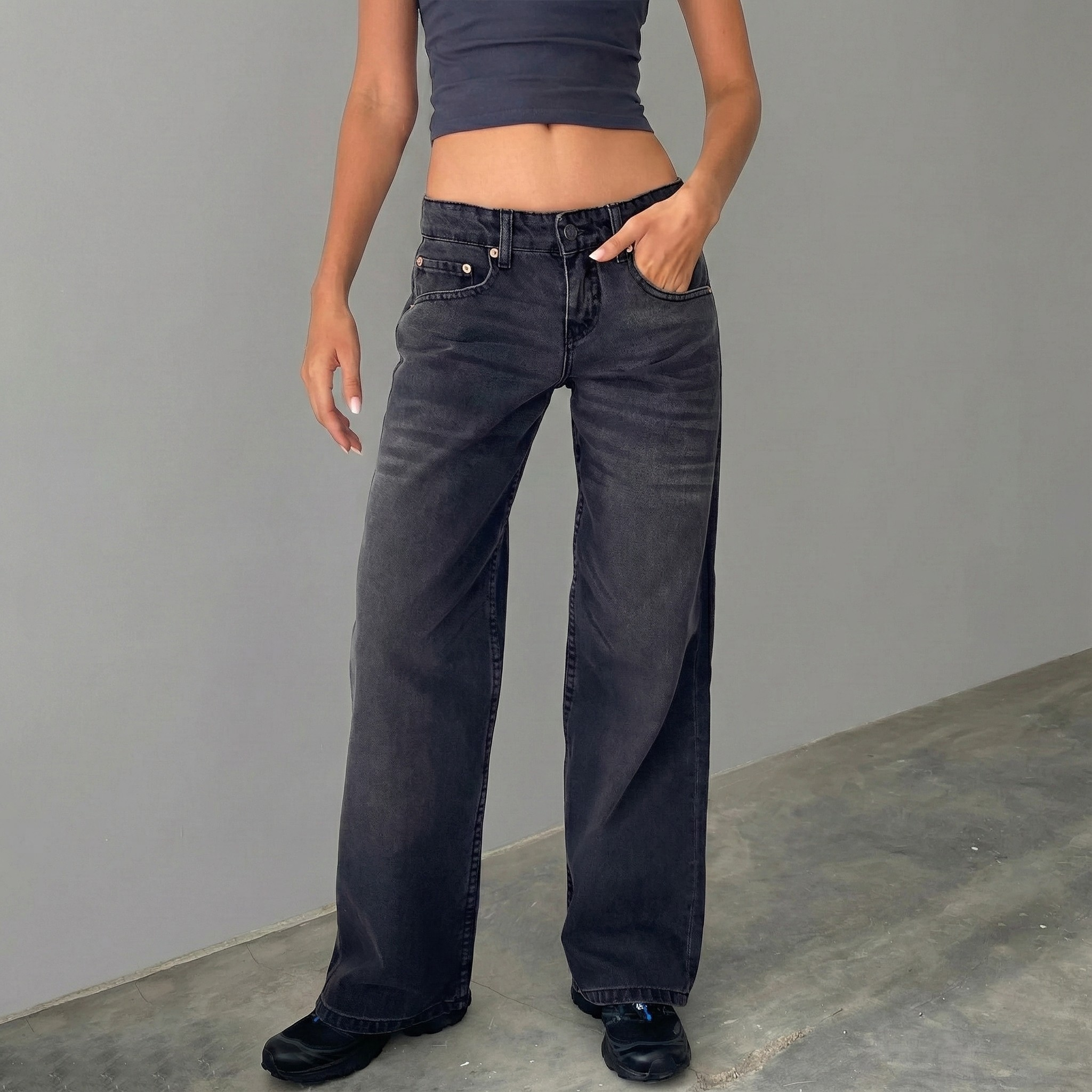 Ruth | Jean Wide-Leg Taille Basse