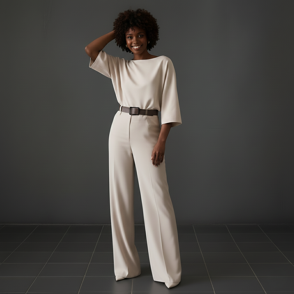 Lyana | Ensemble beige chic