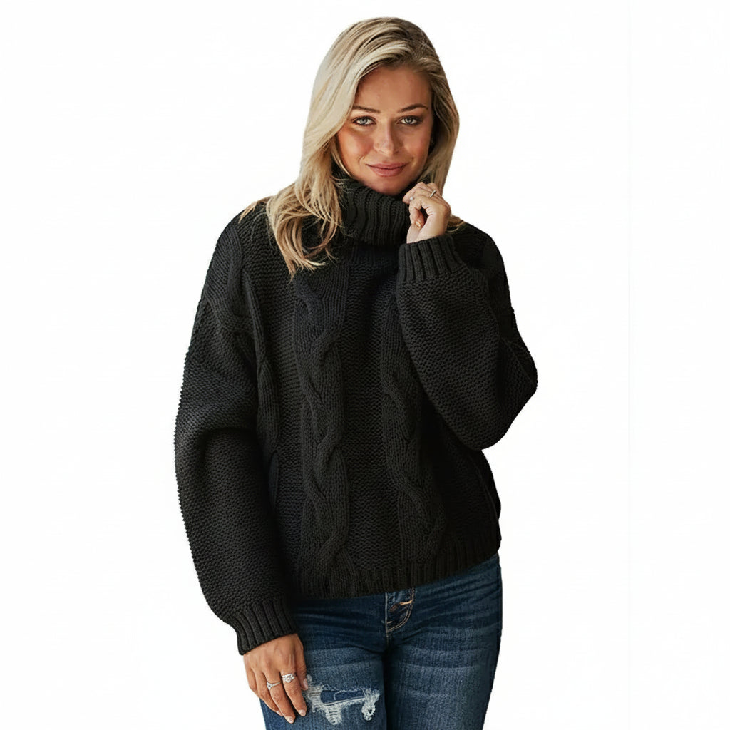 Olivia | Pull torsadé oversize