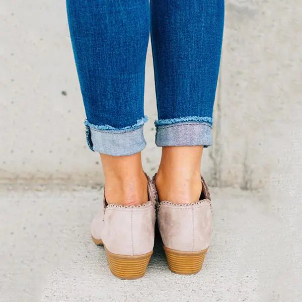 Salomé | Boots basse en suède