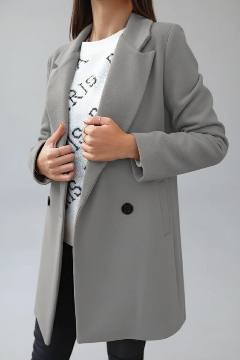 Luna | Manteau droit élégant