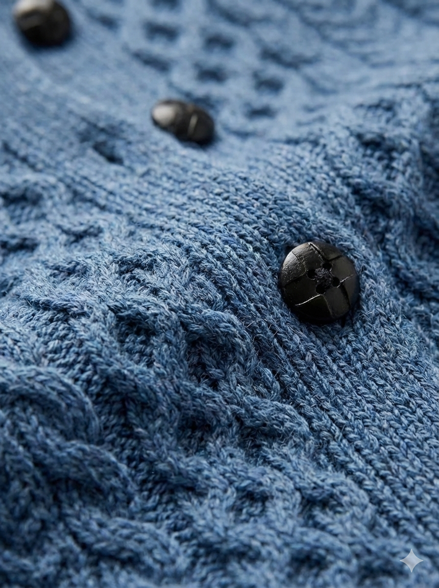 Thérèse | Cardigan en maille tressée