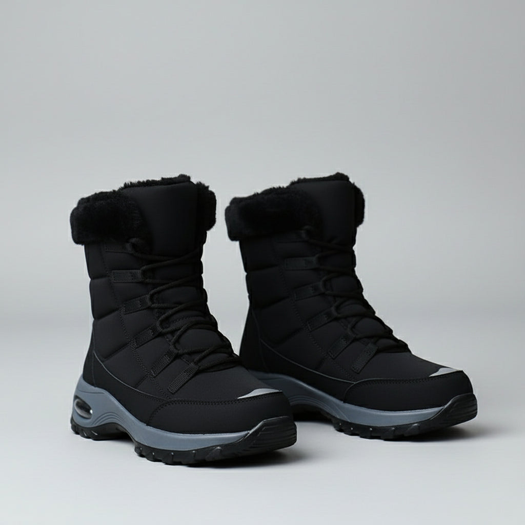 Évane – Bottes d’hiver imperméables doublées et à lacets