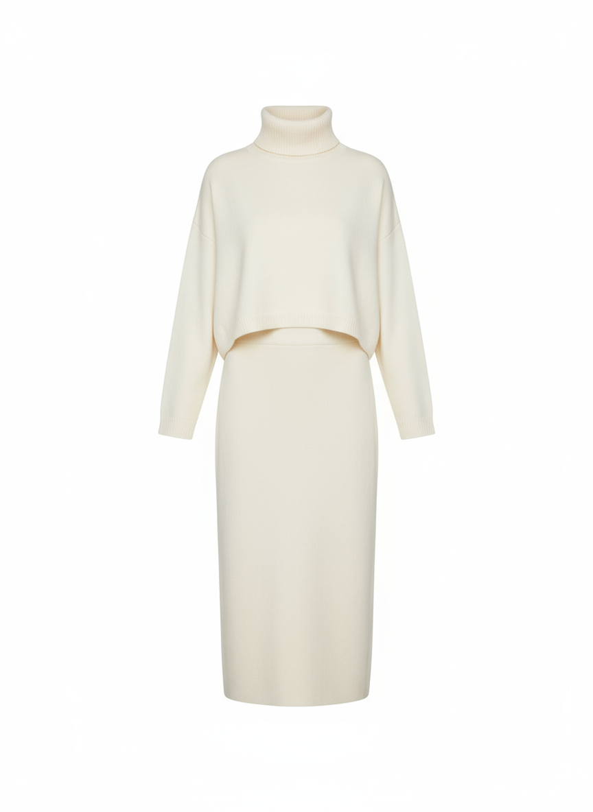 Léana | Ensemble maille chic