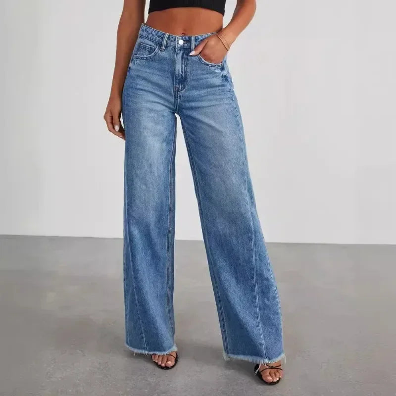Éléonore | Jean Wide-Leg Taille Mi-Haute