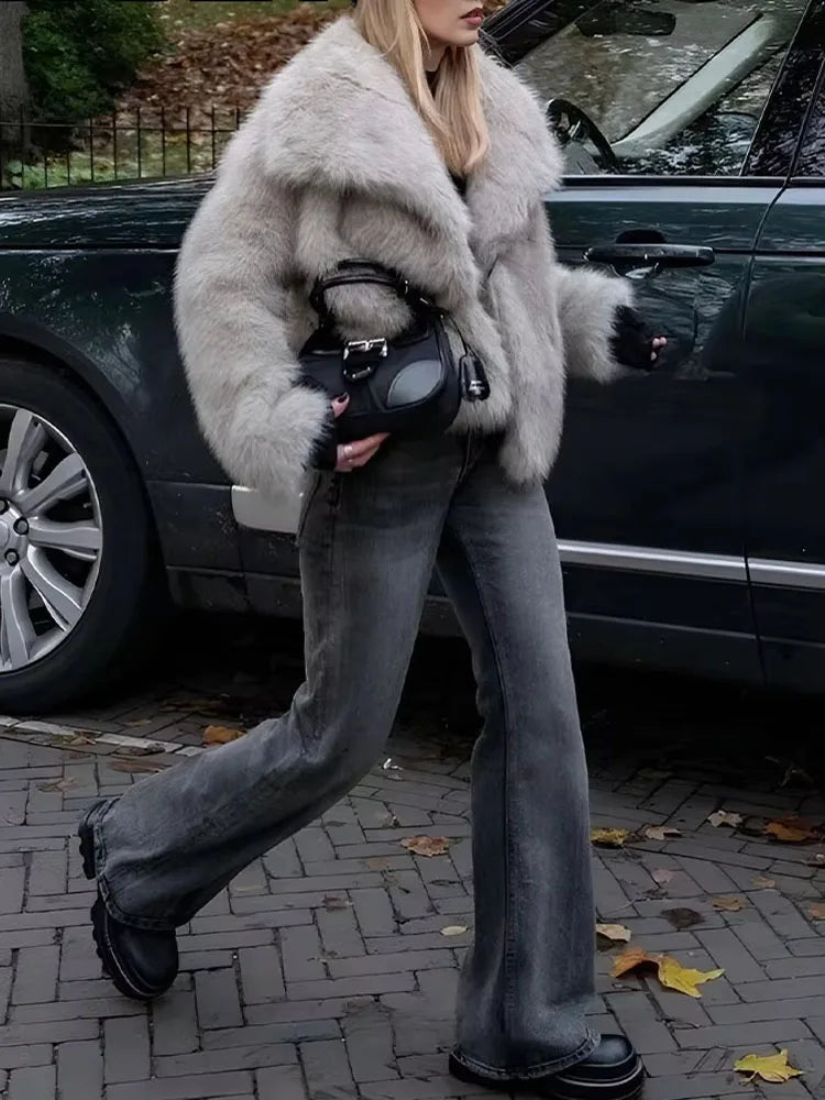 Estelle | Manteau Fourrure Douce