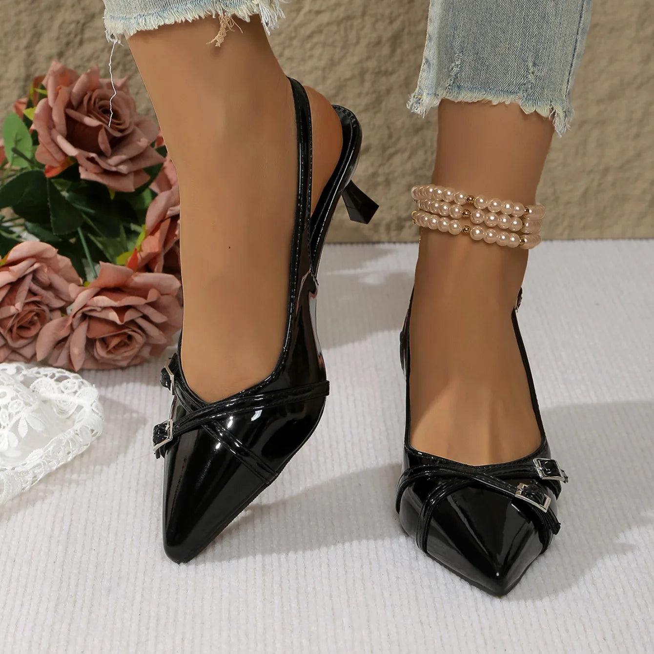 Adèle | Escarpins slingback