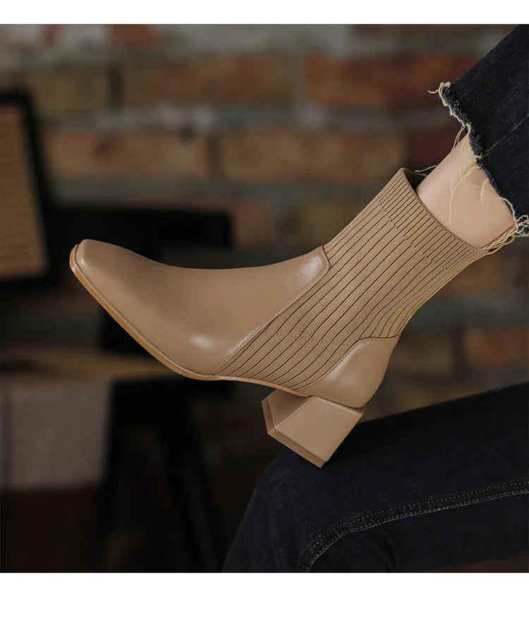 Noémie | Bottines marron