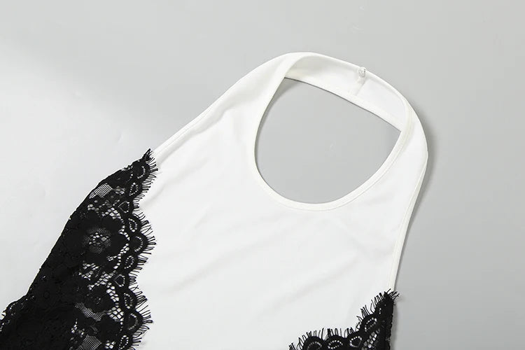 Énora | Robe blanche dentelle