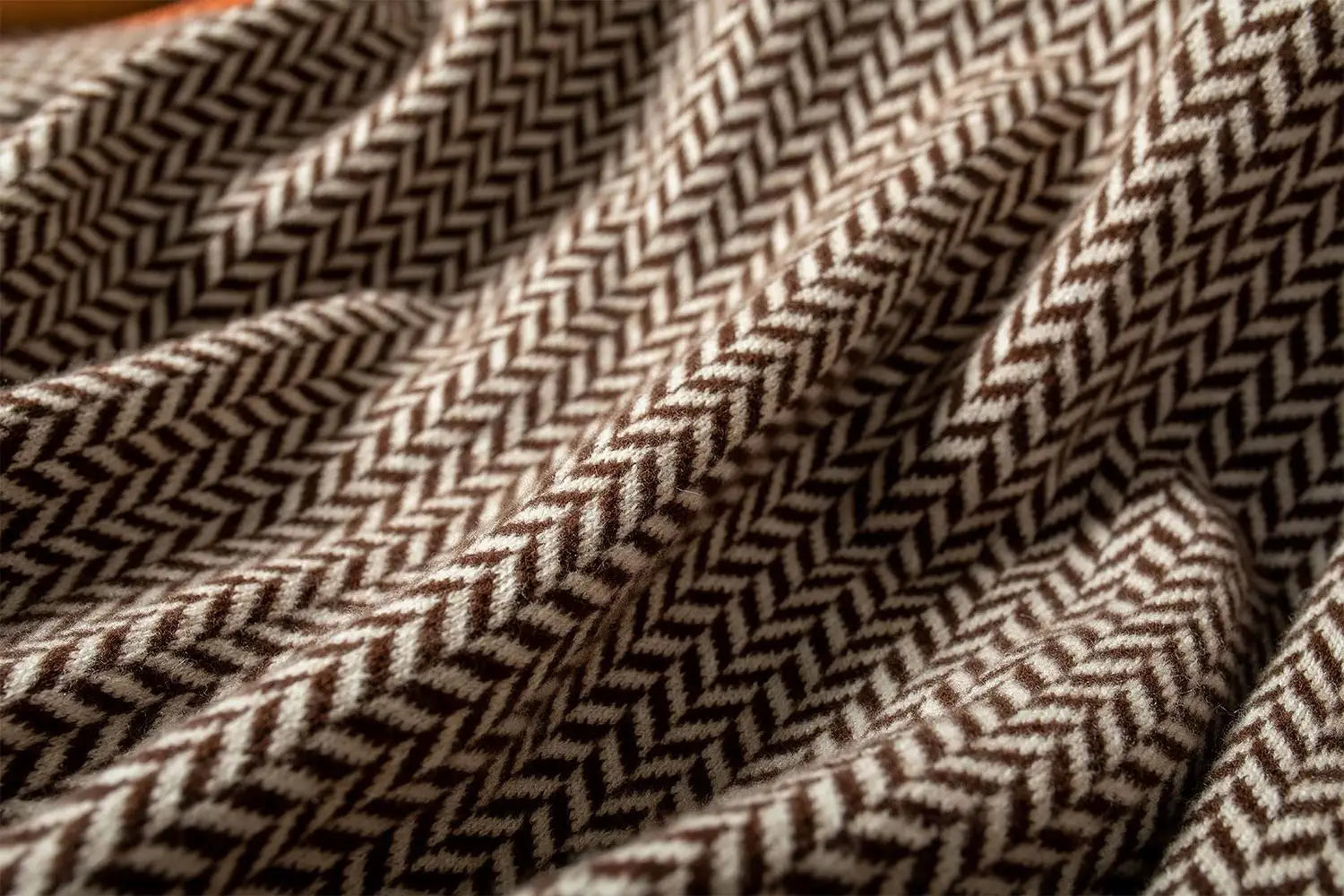 Océane | Pull col montant à motifs chevrons