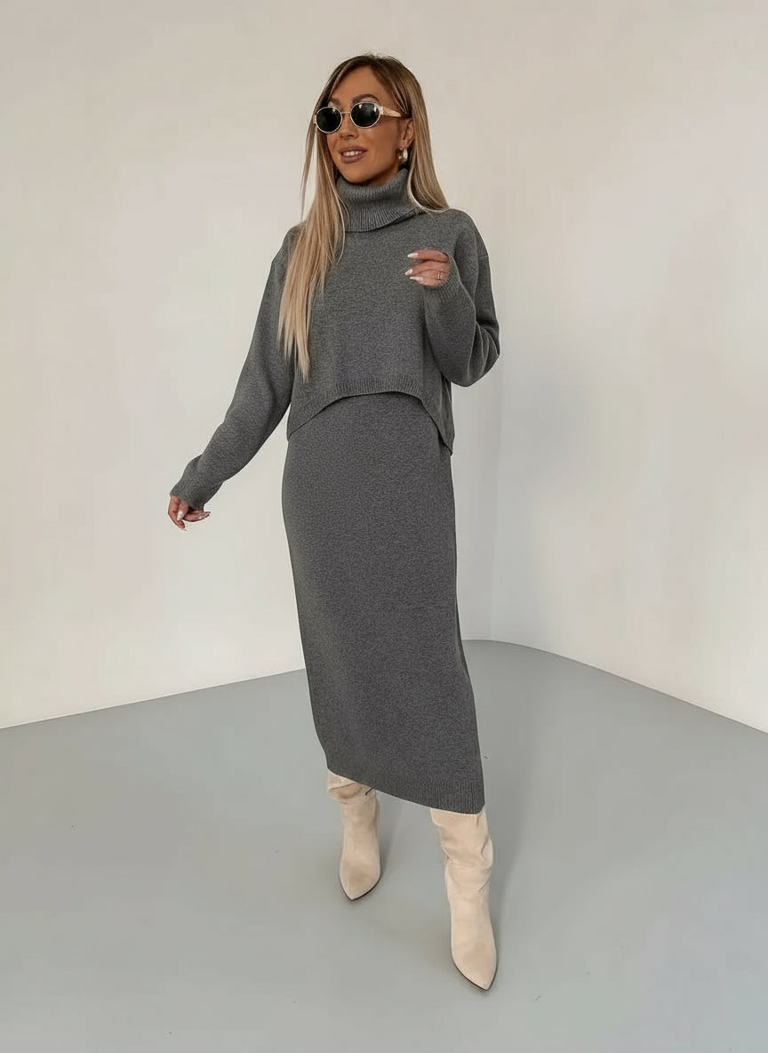 Léana | Ensemble maille chic