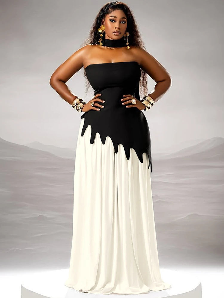 Alizée | Robe bustier bicolore