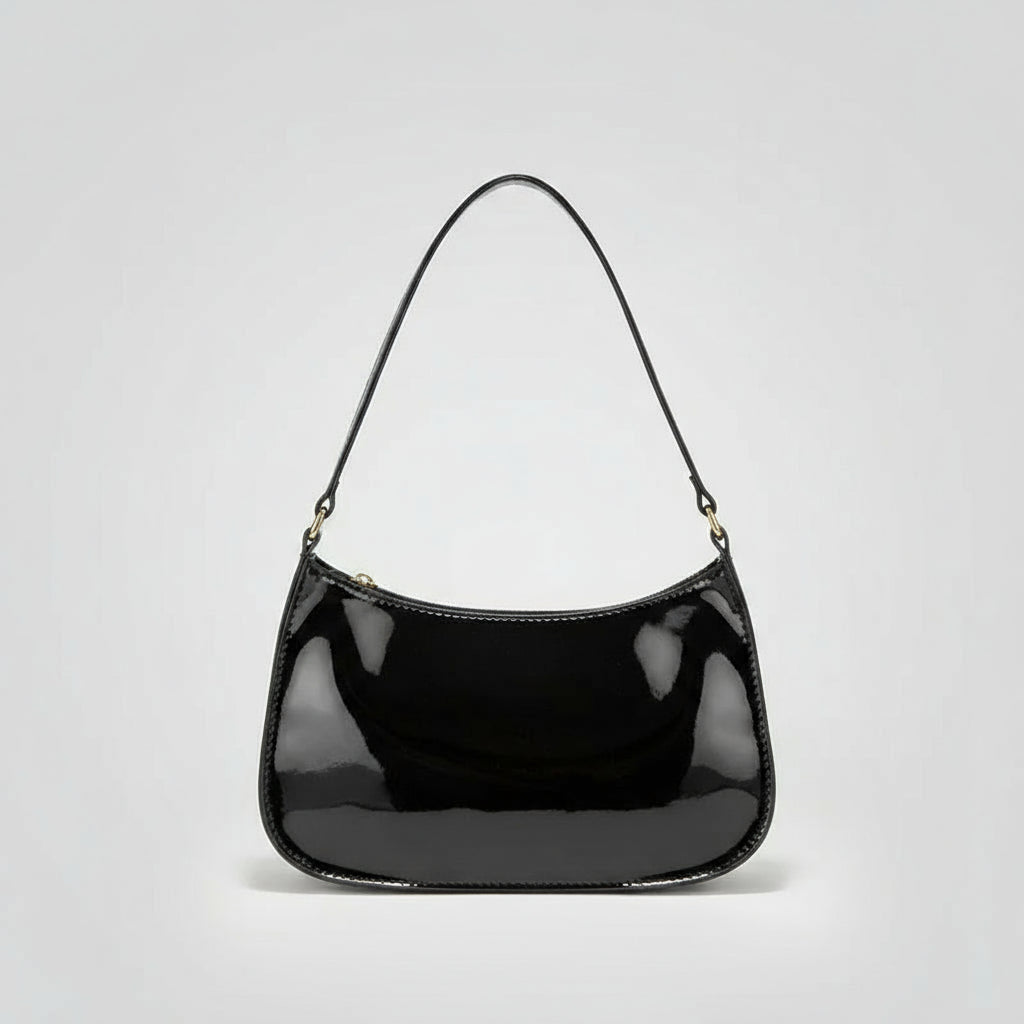Jasmine | Sac baguette noir