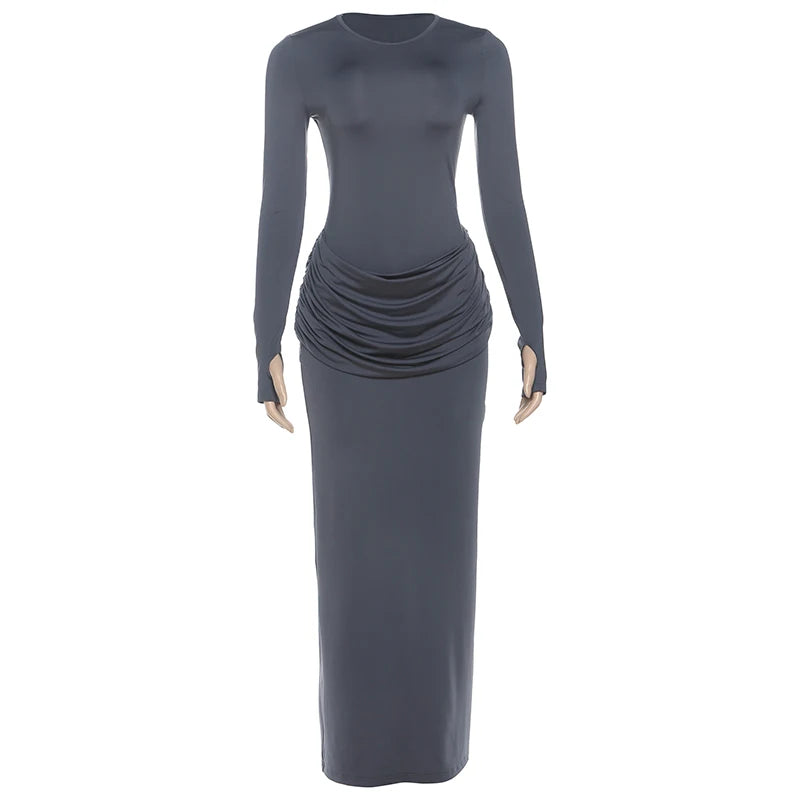 Éléa | Robe noire fluide