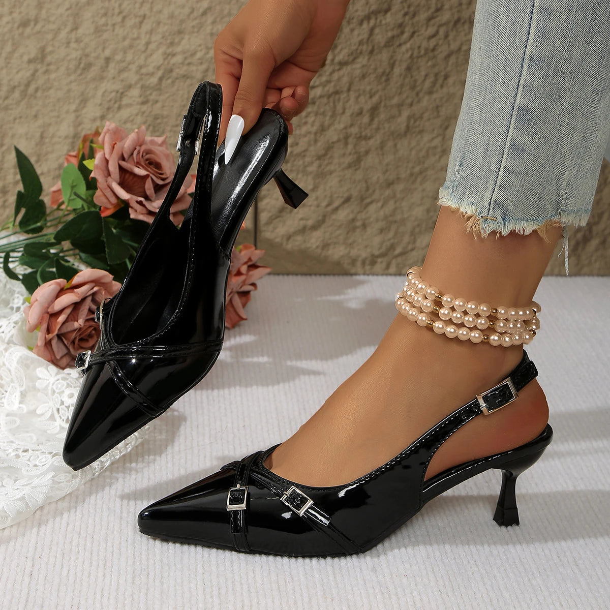 Adèle | Escarpins slingback