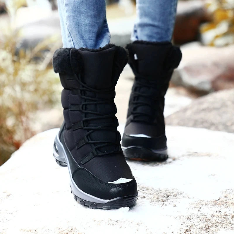 Évane – Bottes d’hiver imperméables doublées et à lacets
