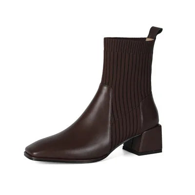 Noémie | Bottines marron
