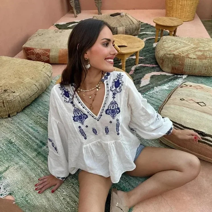 Ambre | Blouse bohème