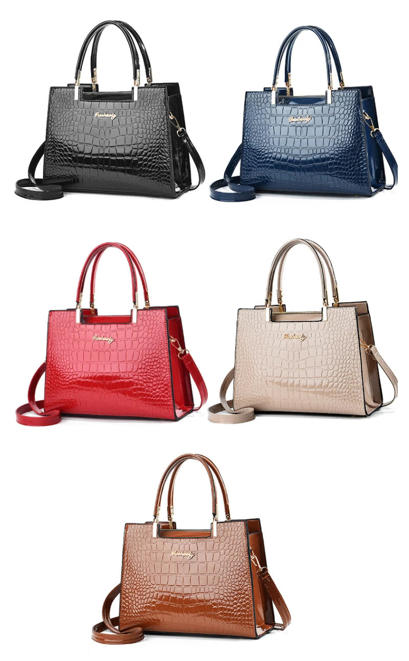 Lily | Sac effet croco