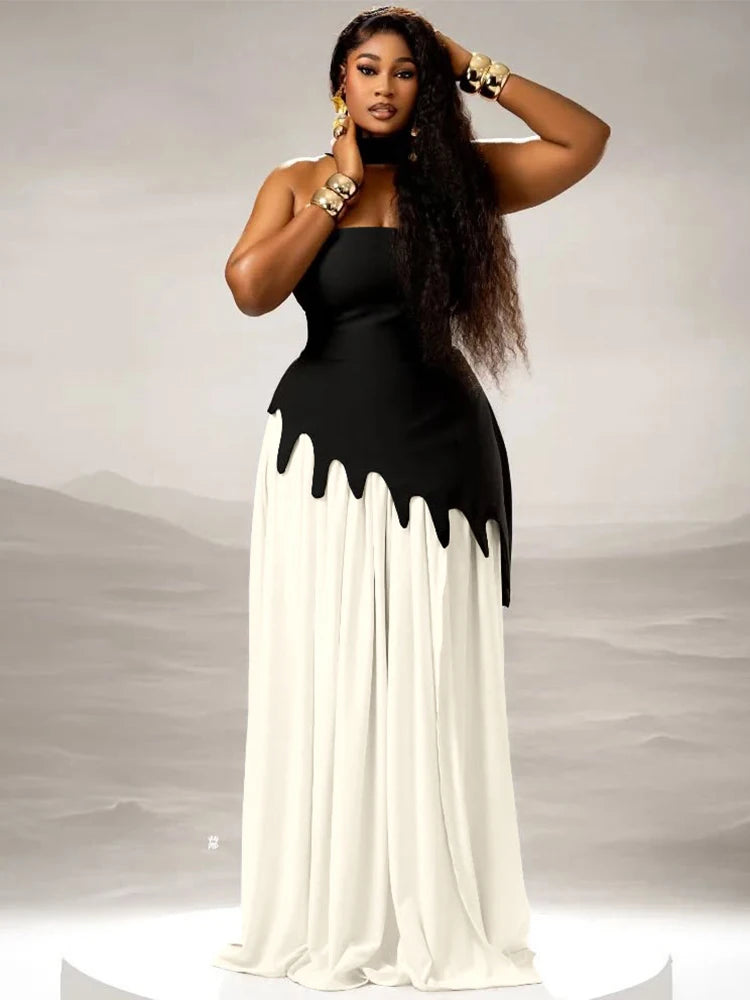 Alizée | Robe bustier bicolore