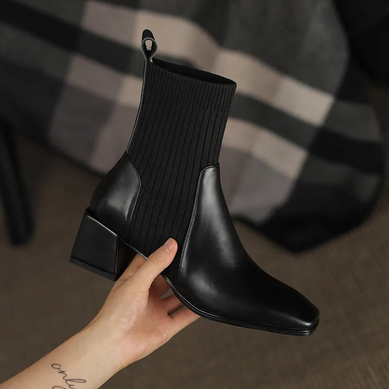 Noémie | Bottines marron