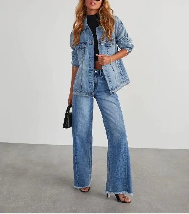 Éléonore | Jean Wide-Leg Taille Mi-Haute