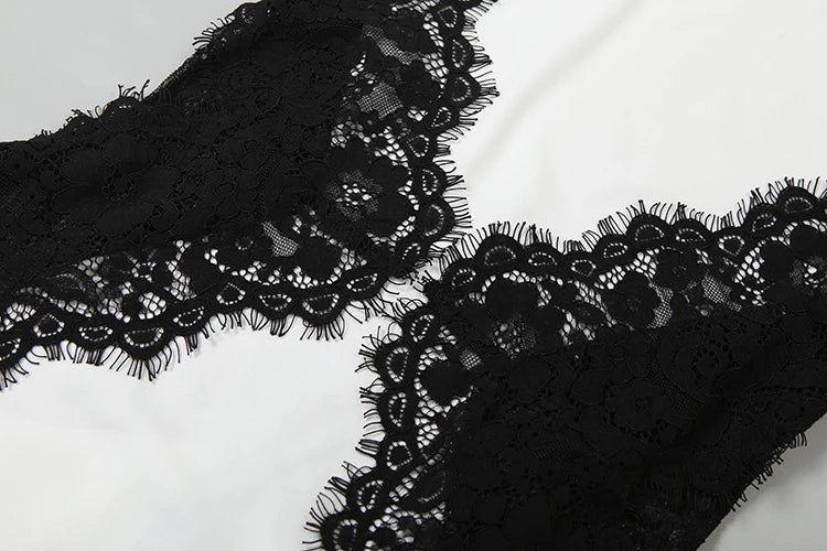 Énora | Robe blanche dentelle