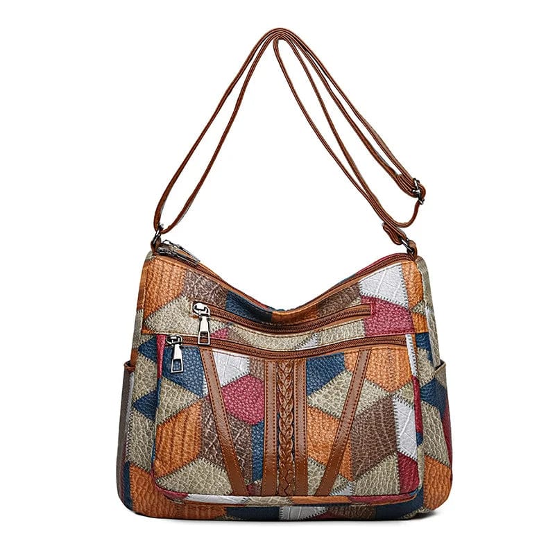 Romy | Mosaic Leather Handbag