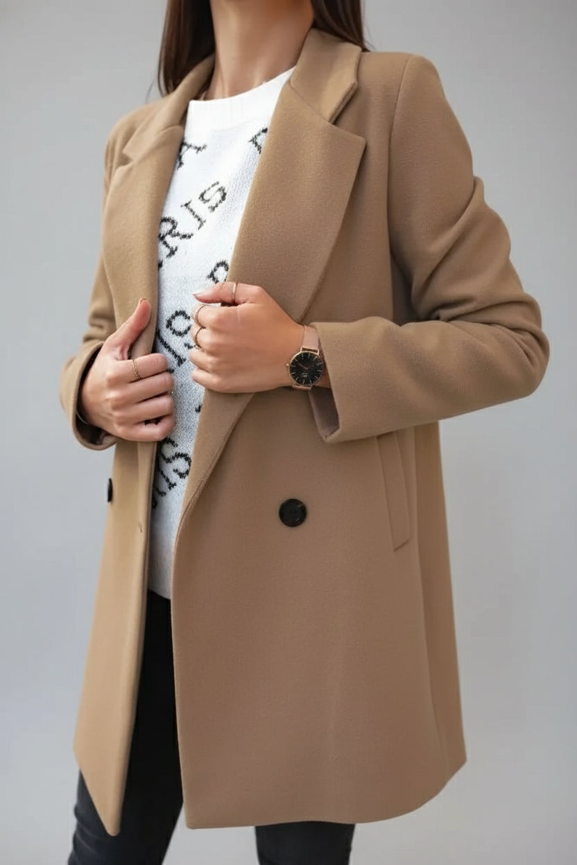 Luna | Manteau droit élégant