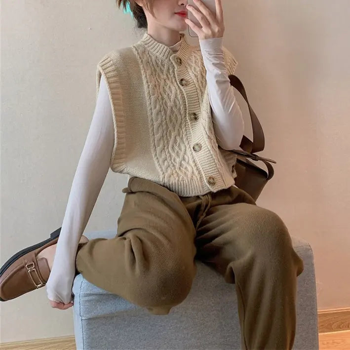 Chantal | Gilet torsadé