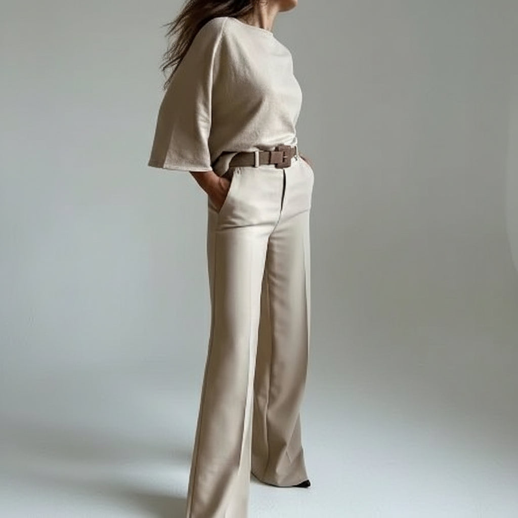 Lyana | Ensemble beige chic