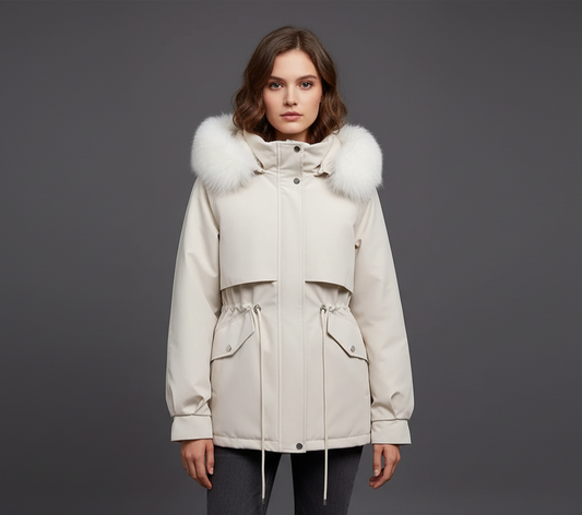 Éva | Parka mi-longue à capuche